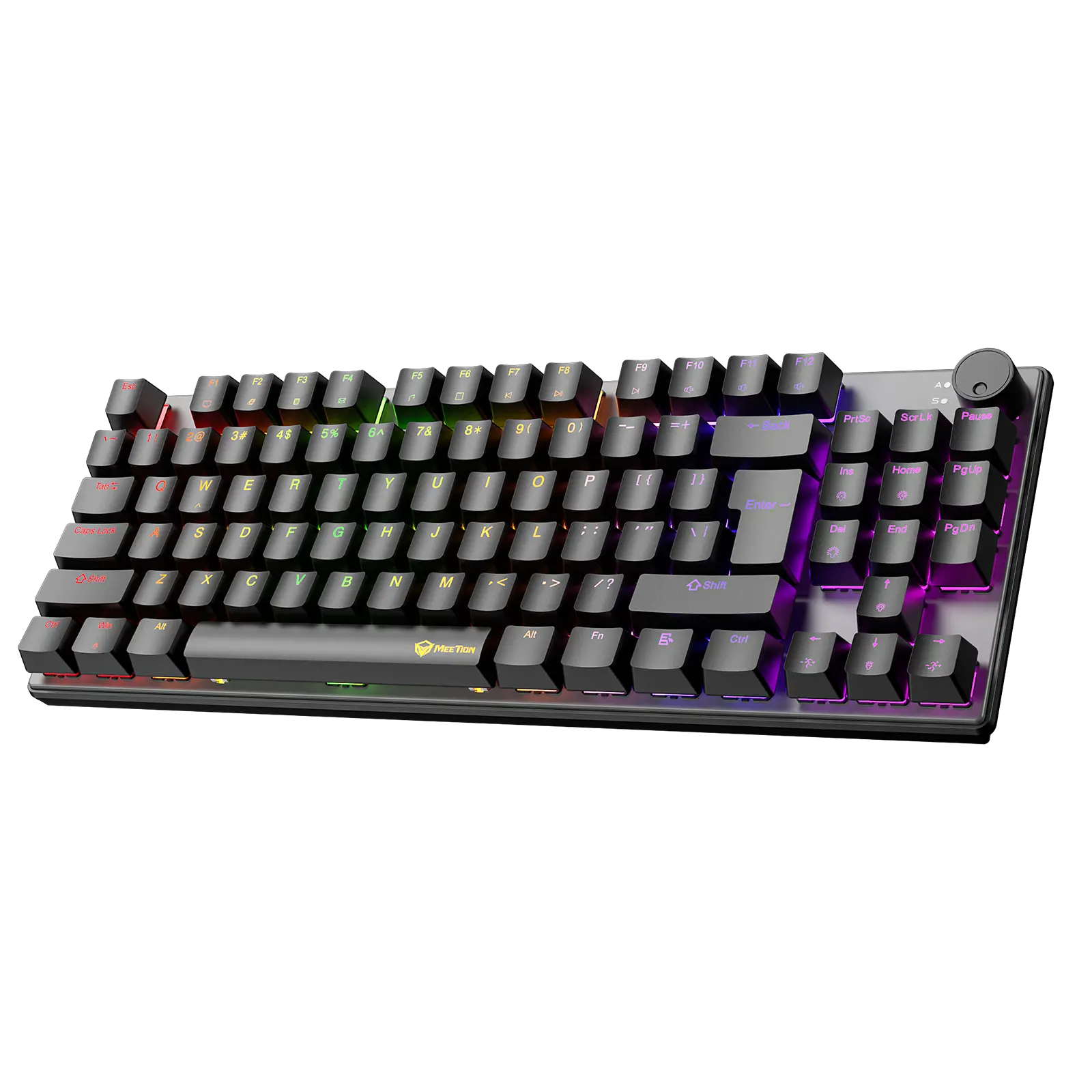 MEETION RGB Wired Mechanical Keyboard - Black | MK008 PRO