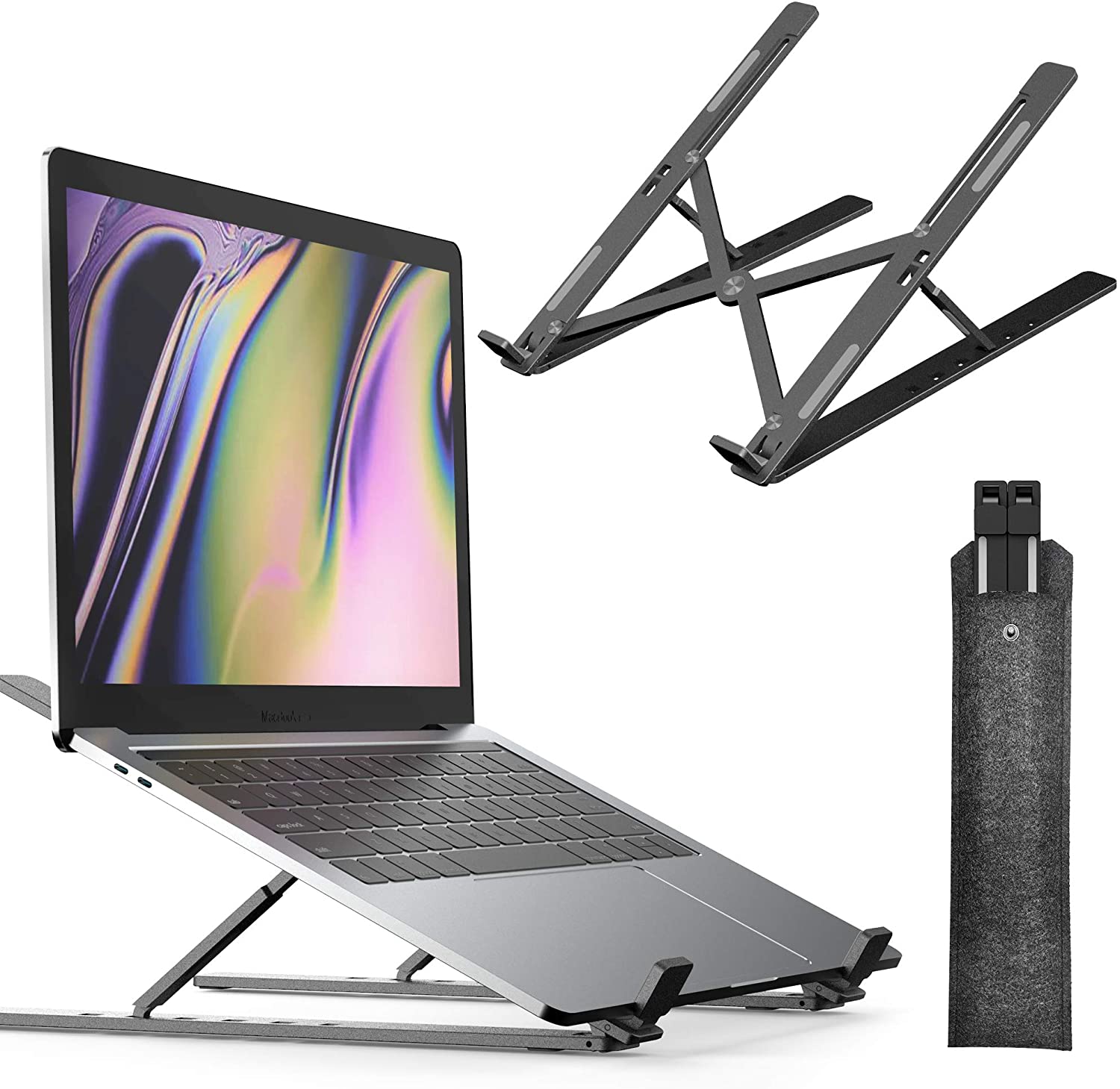 Portable laptop stand