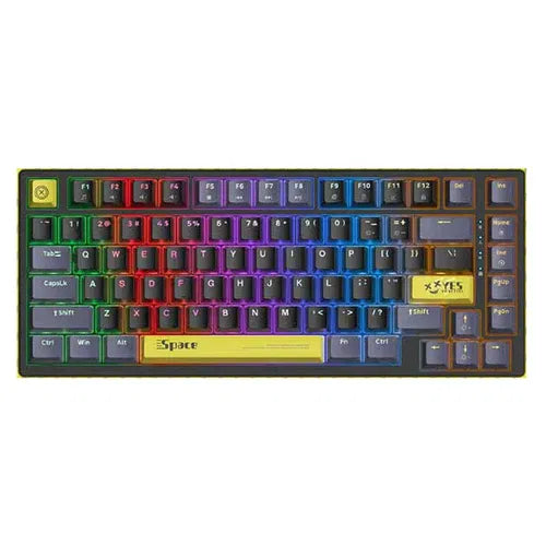 Onikuma G52 Space RGB Mechanical Gaming Keyboard | 82 Keys, Tea Switches & Wired Performance