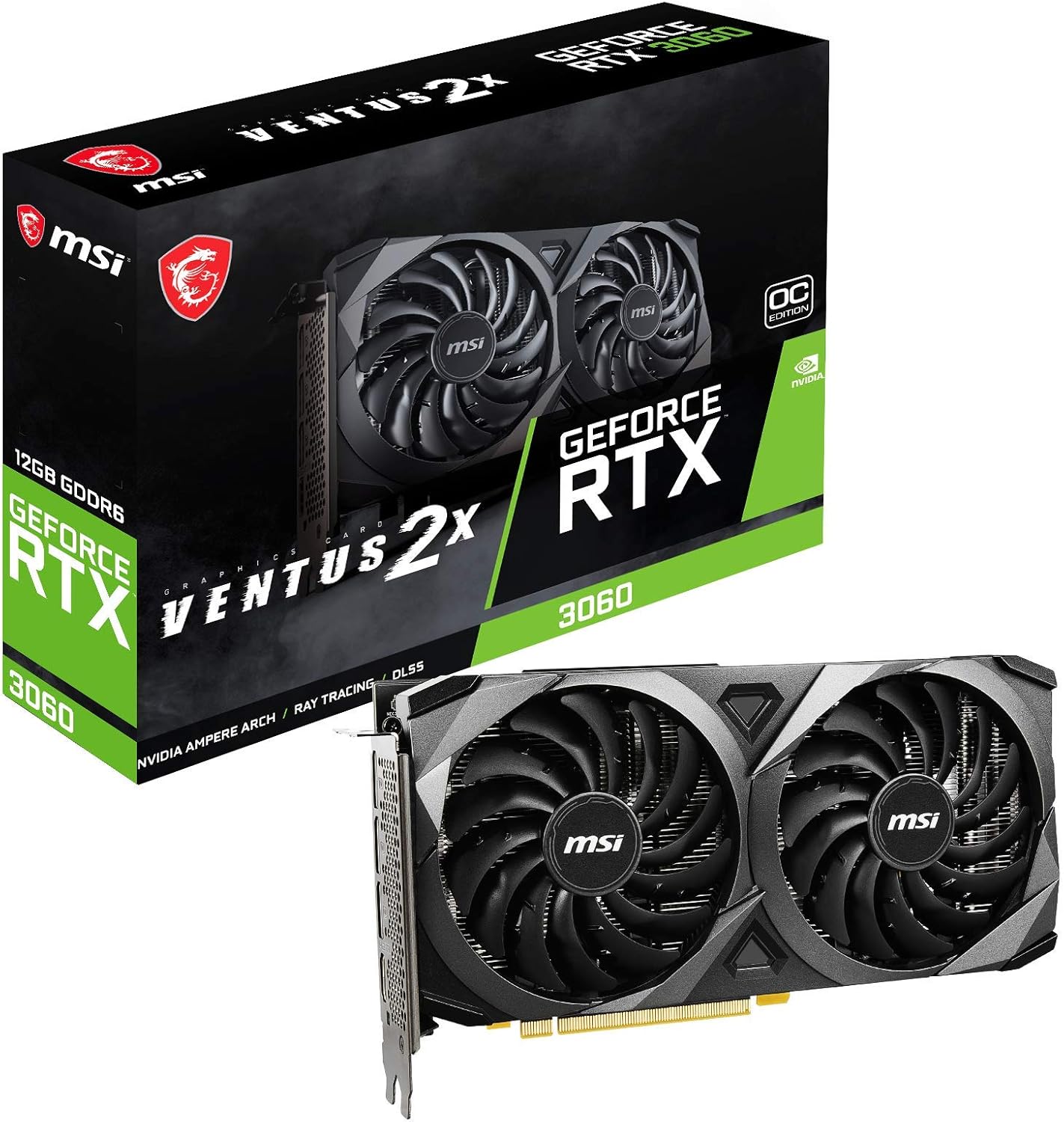MSI GEFORCE RTX 3060 VENTUS 2X 12G OC