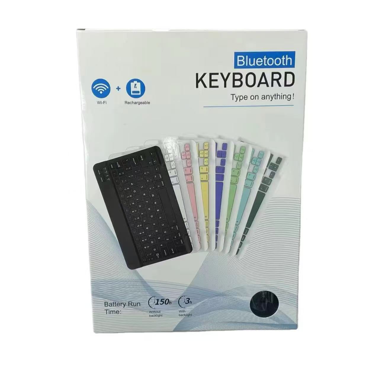 The Wireless Mini Keyboard Is Suitable for Tablets, Laptops and Mobile Phones