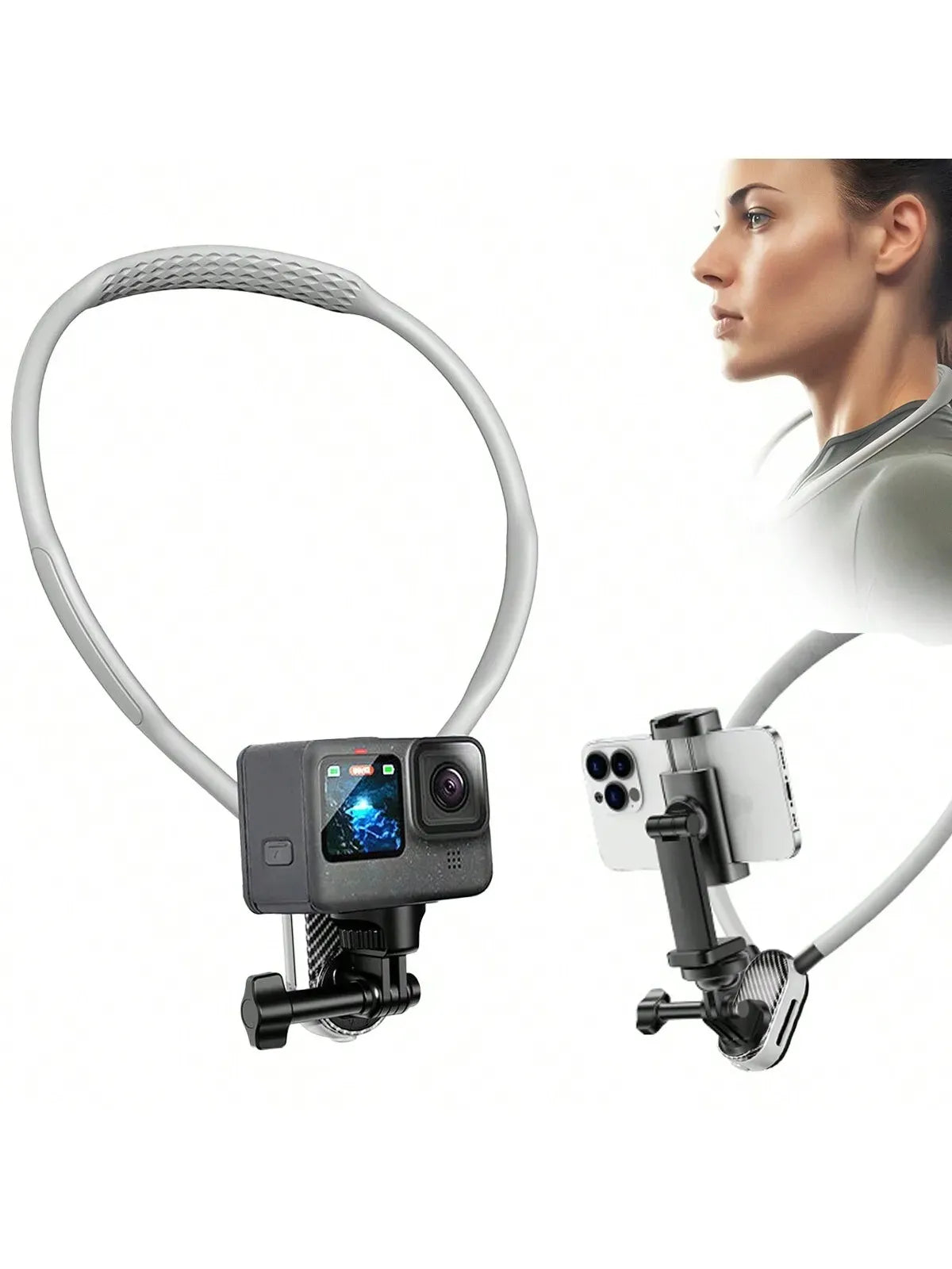 Cellphone/camera neck bracket