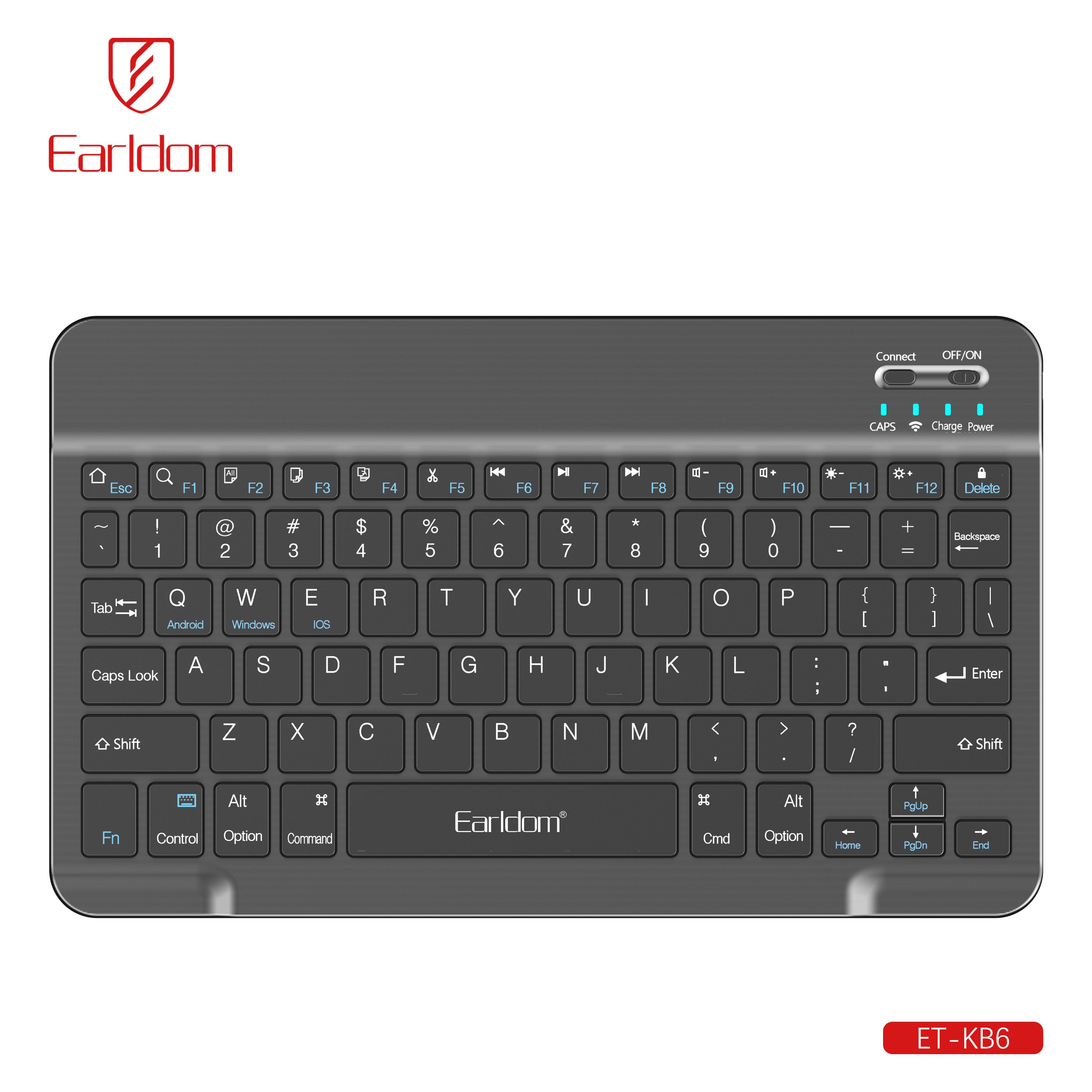 Bluetooth Wireless Rechargeable Keyboard For Mobile Phones Tablet Russian Spanish French AZERT For Android ios Windows
